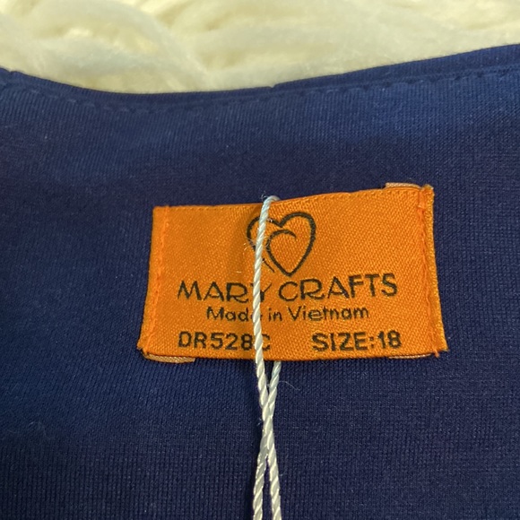 Mary Crafts Blazer size 18 brand new with tags color navy blue length 28” - Picture 11 of 12